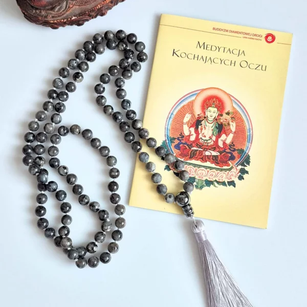 mala buddyjska - modlitewna - 108 paciorków - Larvikit