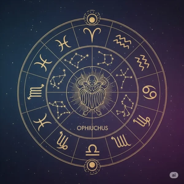 13 znaków zodiaku - wężownik obrazek poglądowy